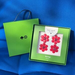 Kate Spade x Target Floral Linear Earrings
